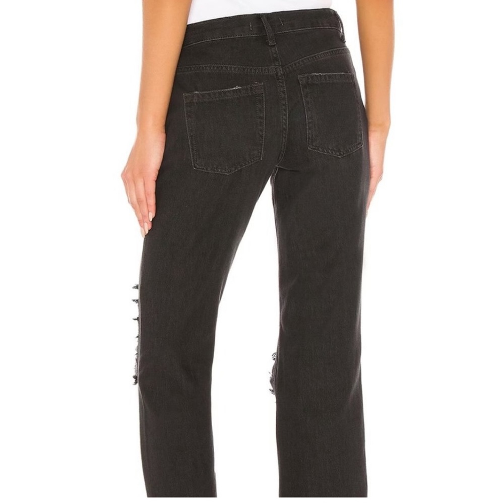 Free People Maggie Jeans Black Size 31 NWT - Picture 3 of 4